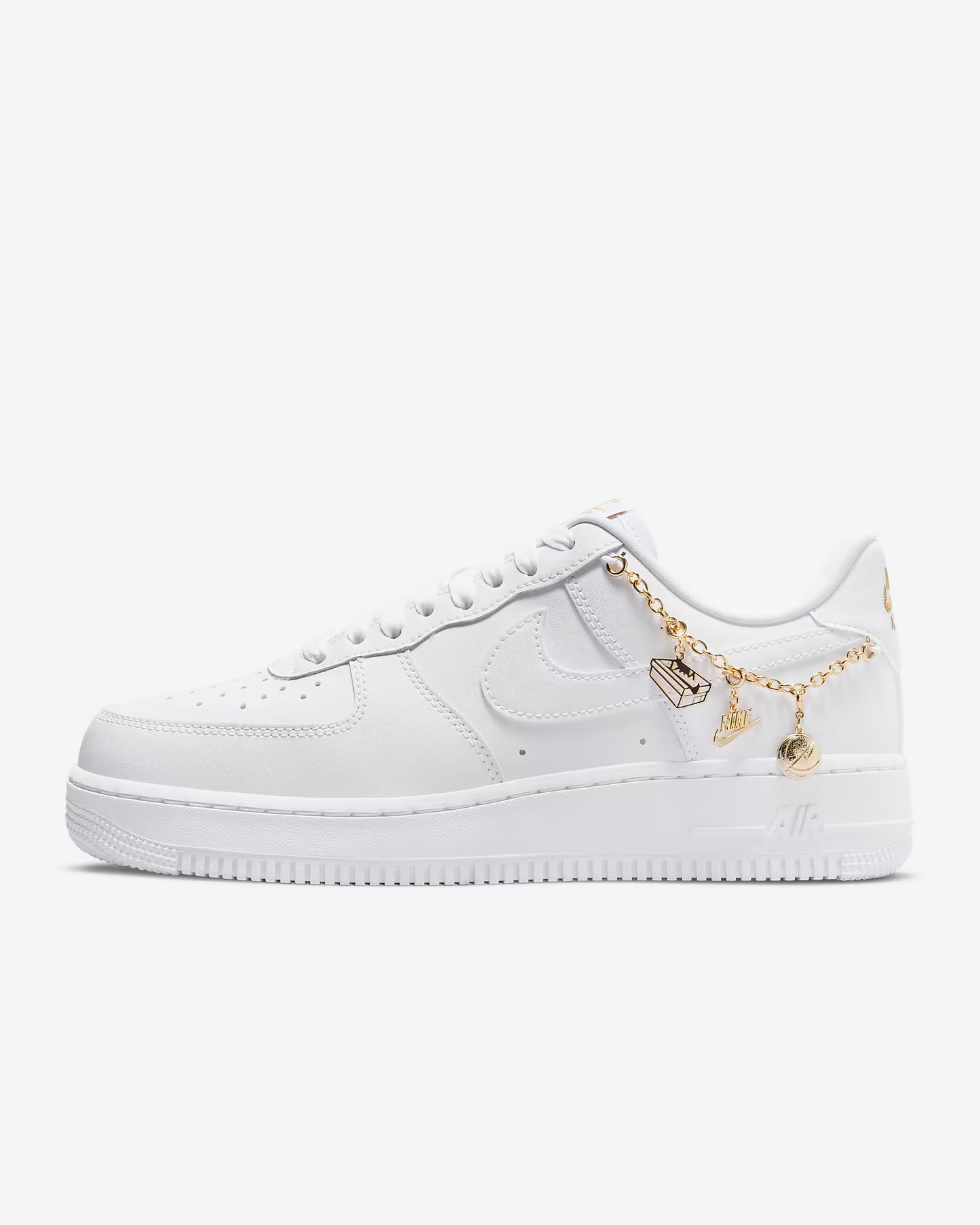 Nike Air Force 1 Blanc/Doré