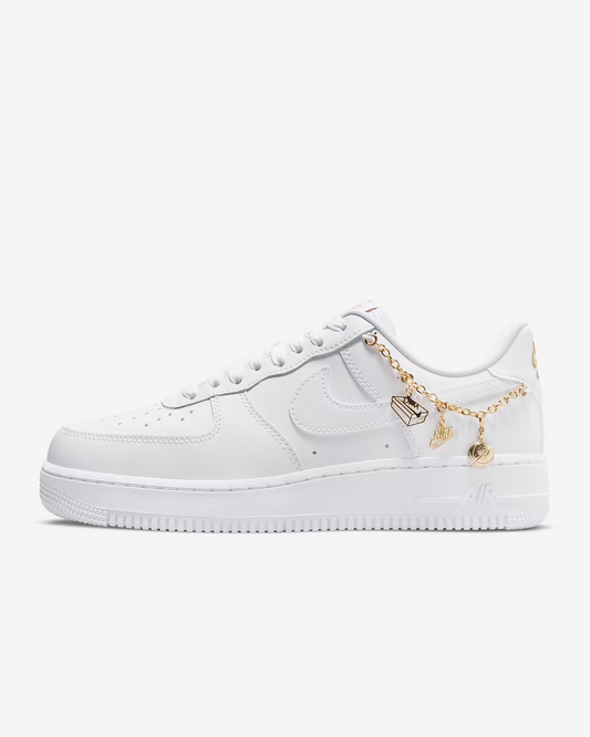 Nike Air Force 1 Blanc/Doré