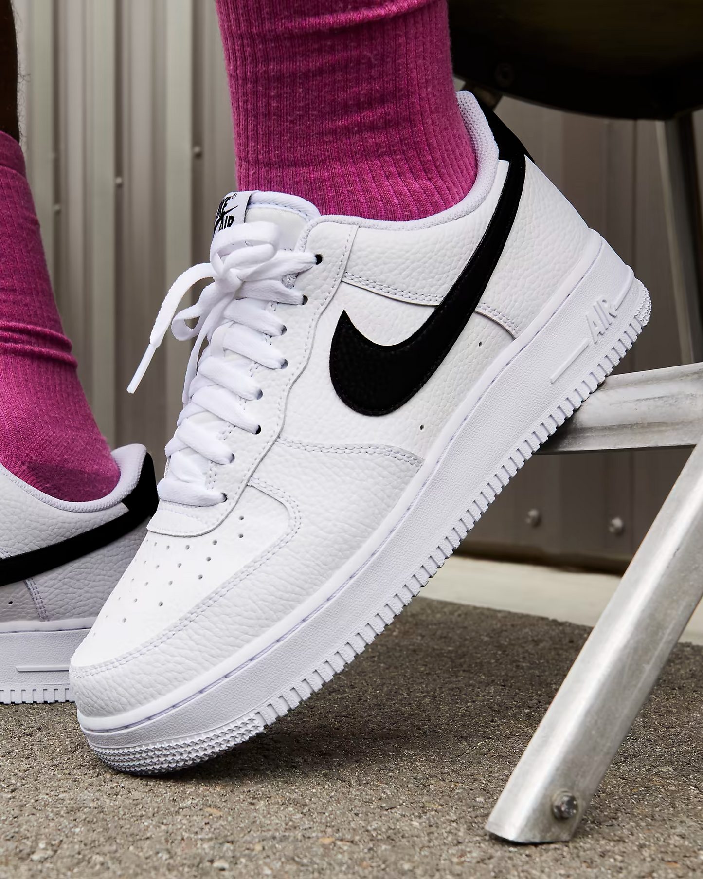 Nike Air Force 1 Blanc/Noir