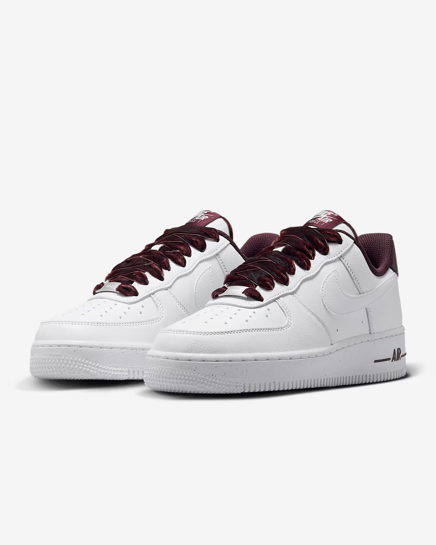 Nike Air Force 1 Blanc/Bordeaux