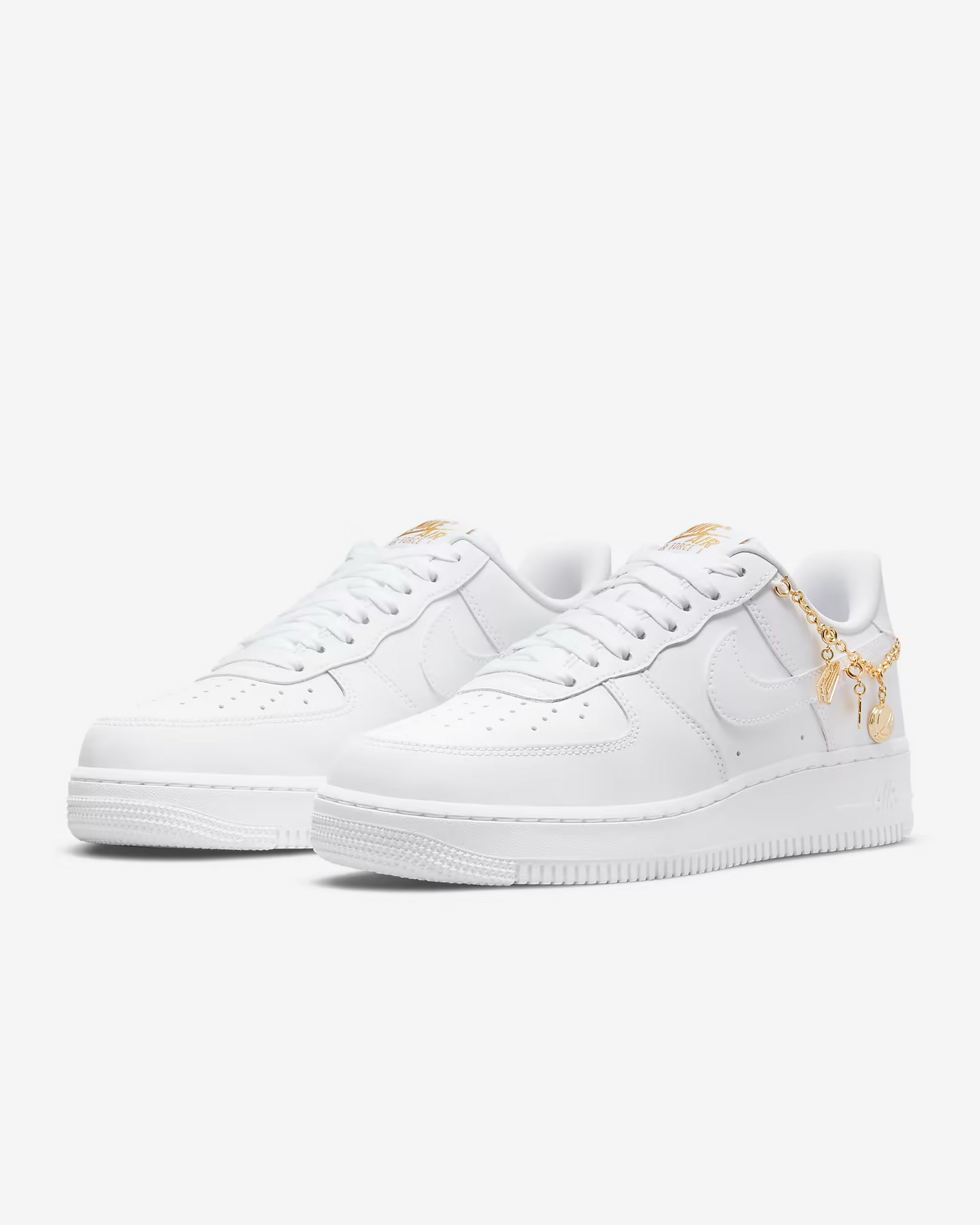 Nike Air Force 1 Blanc/Doré
