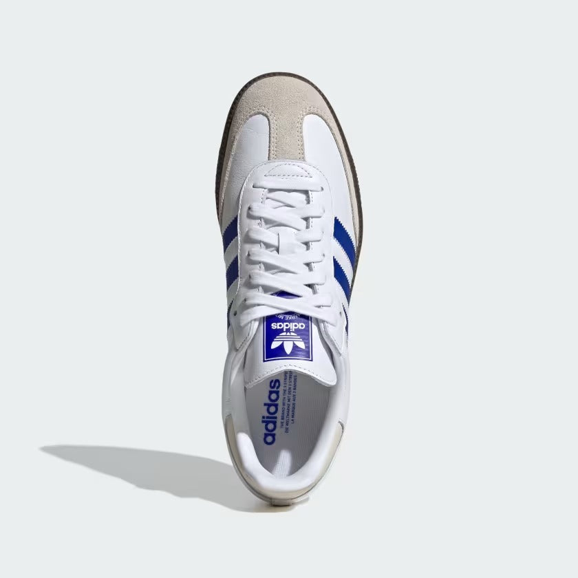 Adidas Samba Blanc/Bleu