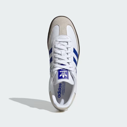 Adidas Samba Blanc/Bleu